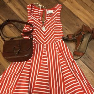 Saturday Sunday Fit and Flare Dress with pockets!